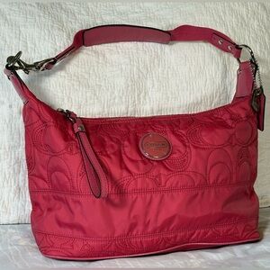 Coach Pink Signature ‘C’ Shoulder Bag